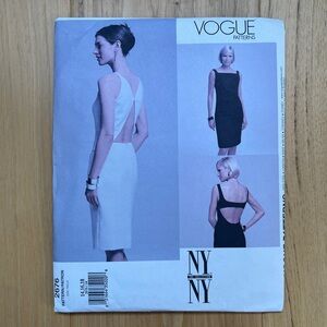Vogue 2676 “NY The Collection” Designer Dress Pattern